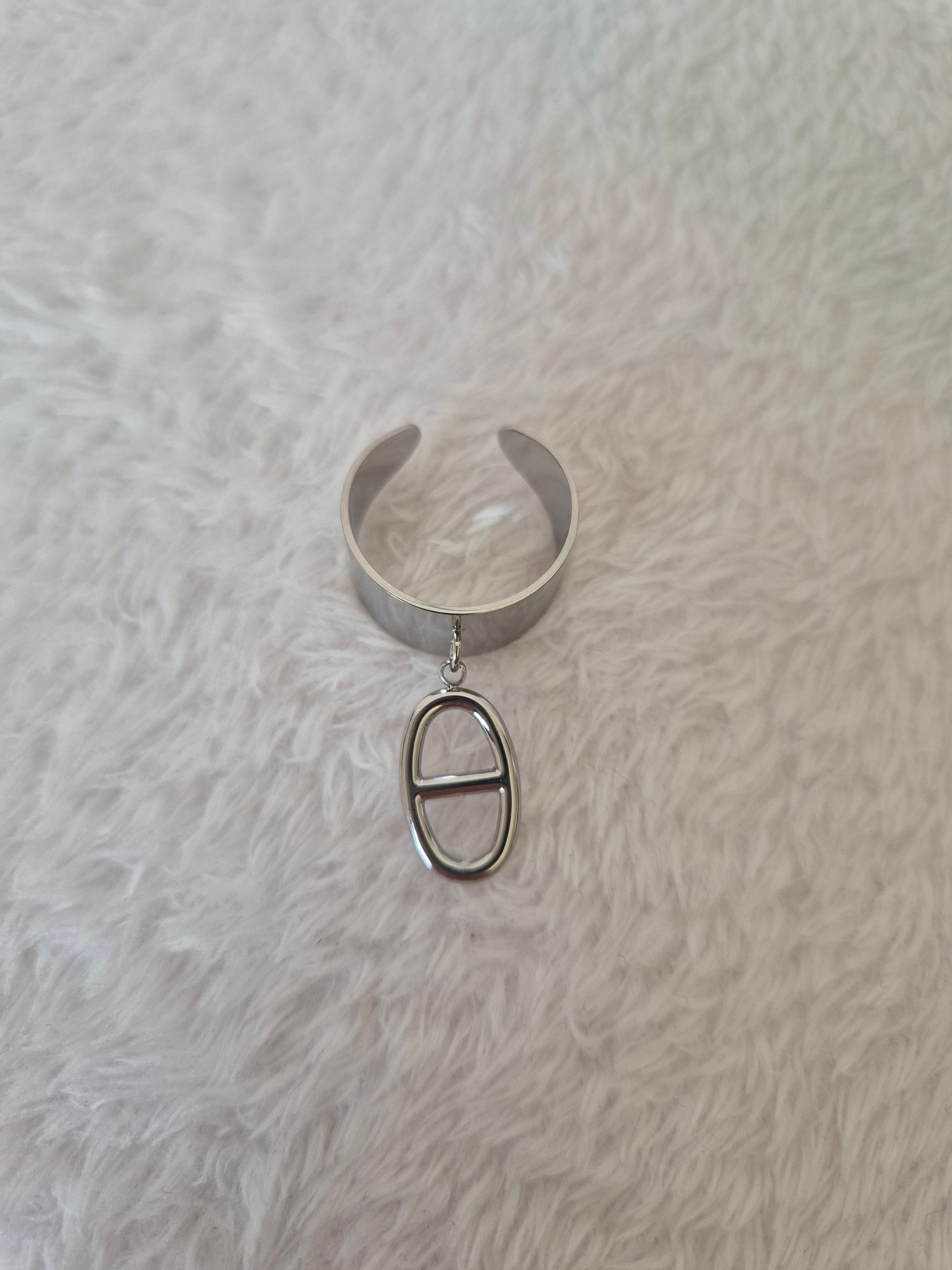 Bague breloque marine