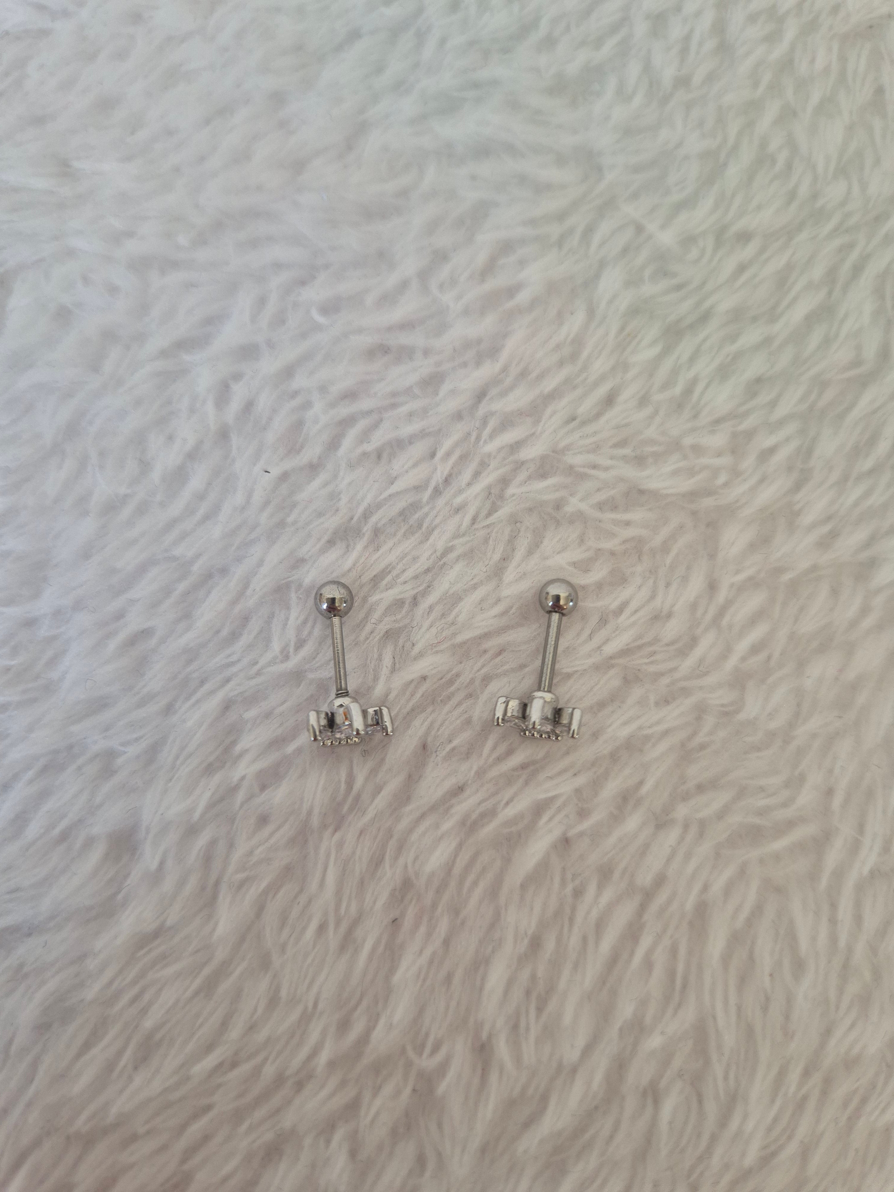 Boucles d'oreilles 3 strass