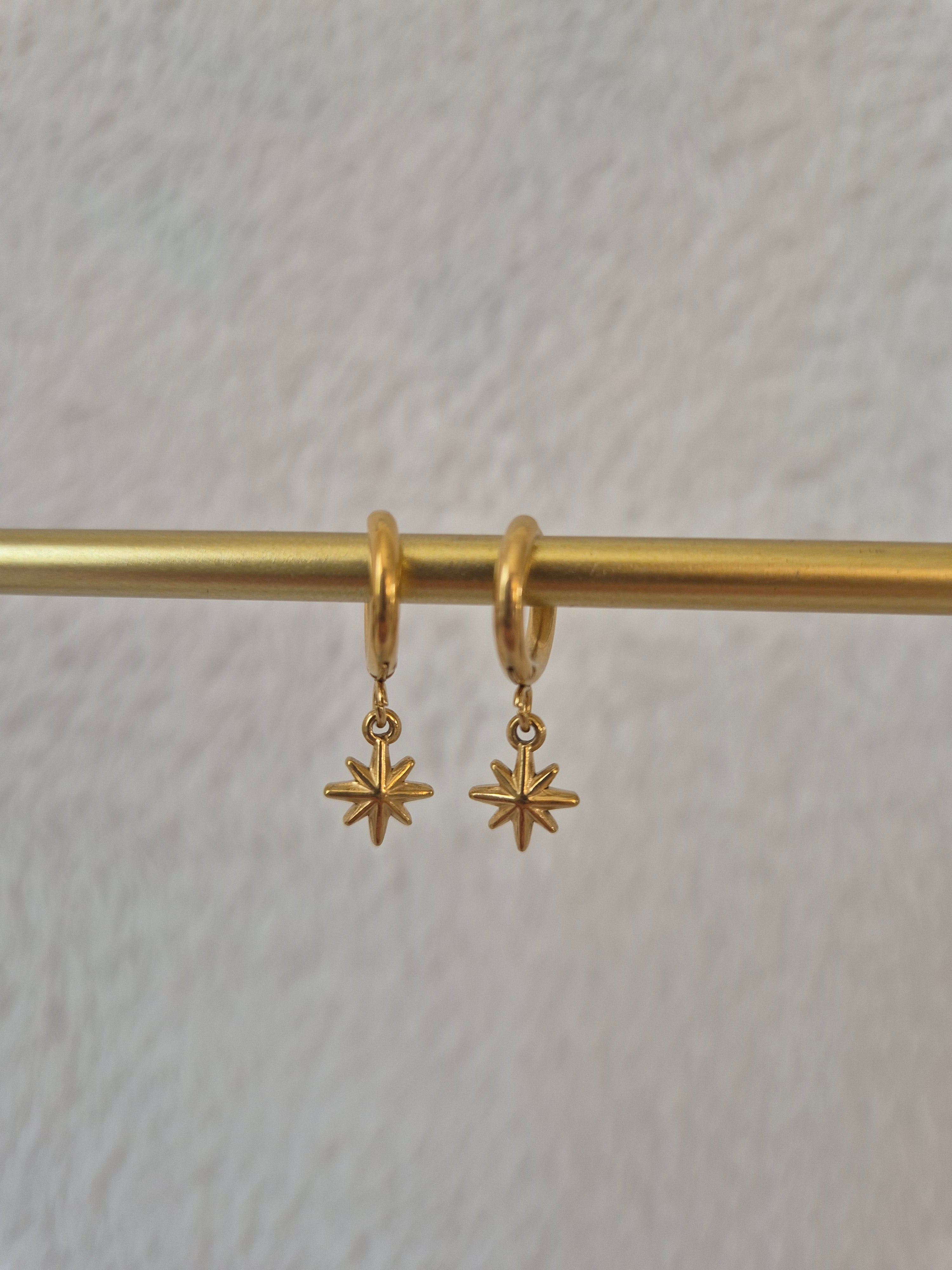Boucles d'oreilles étoiles