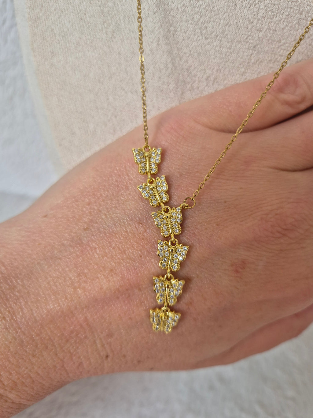Collier papillons