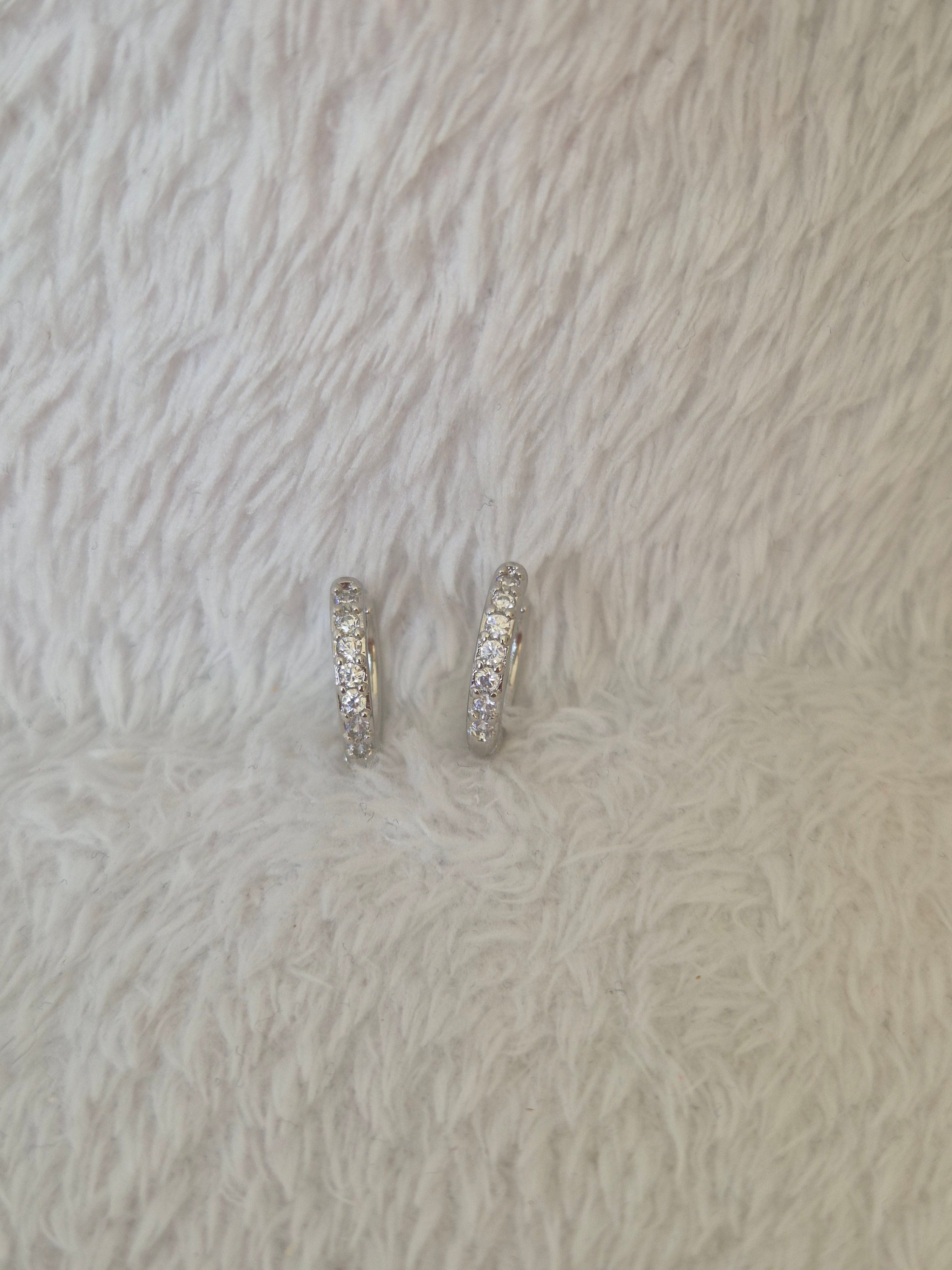 Mini créoles strass