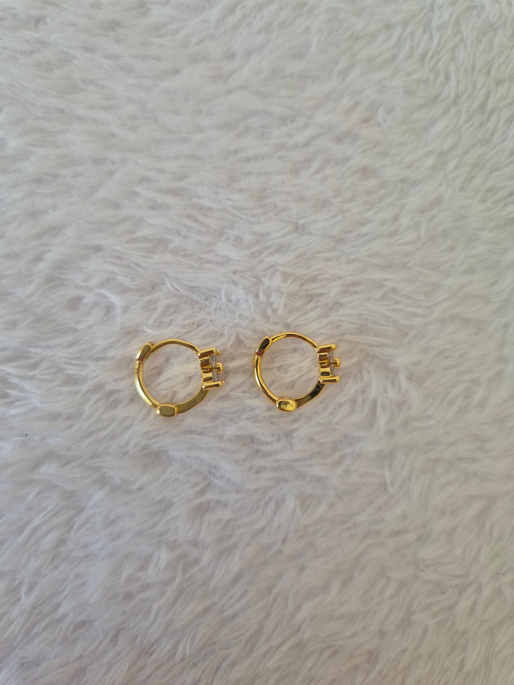 Boucles d'oreilles strass diamants