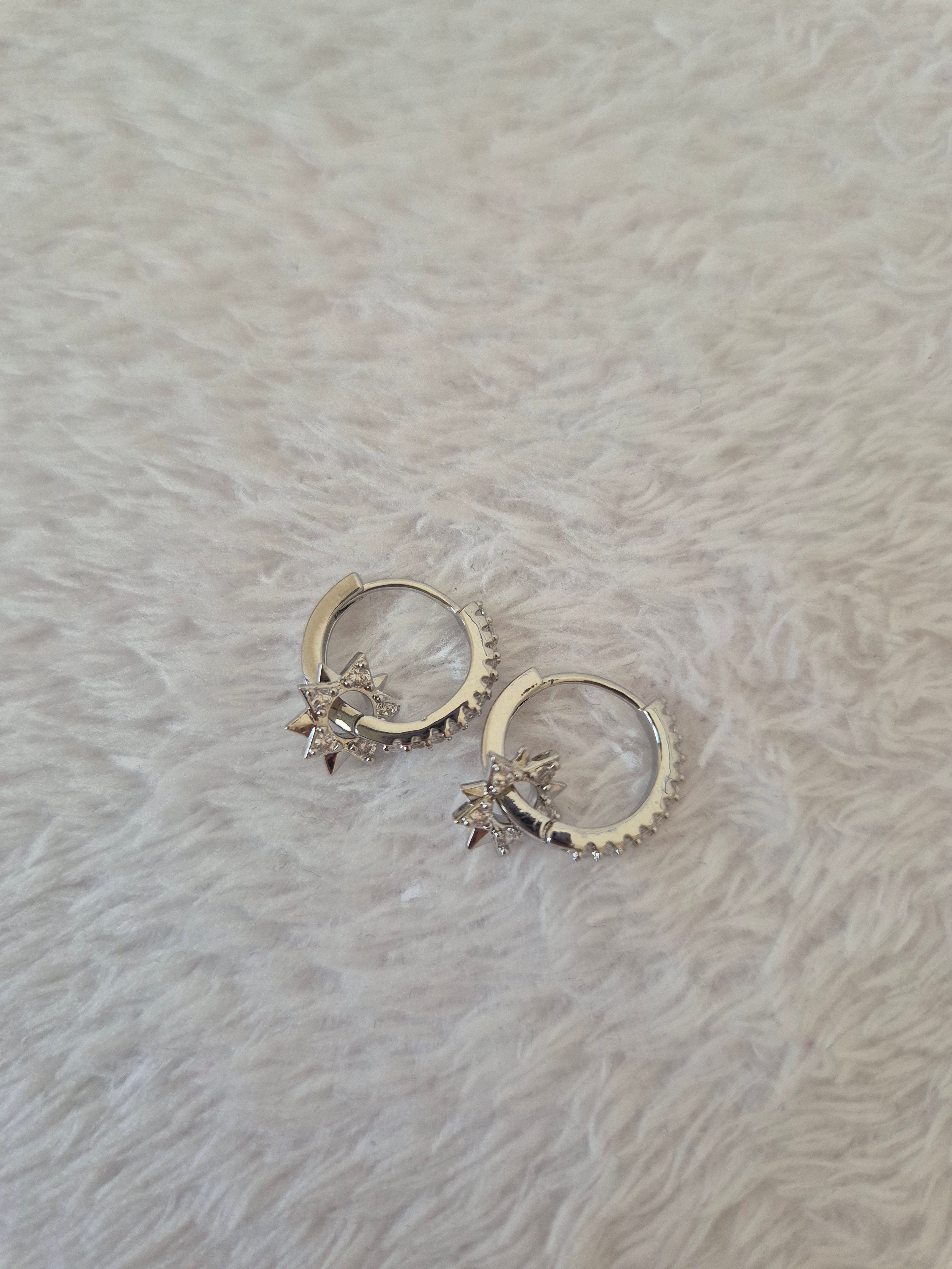 Boucles d'oreilles pampilles étoiles