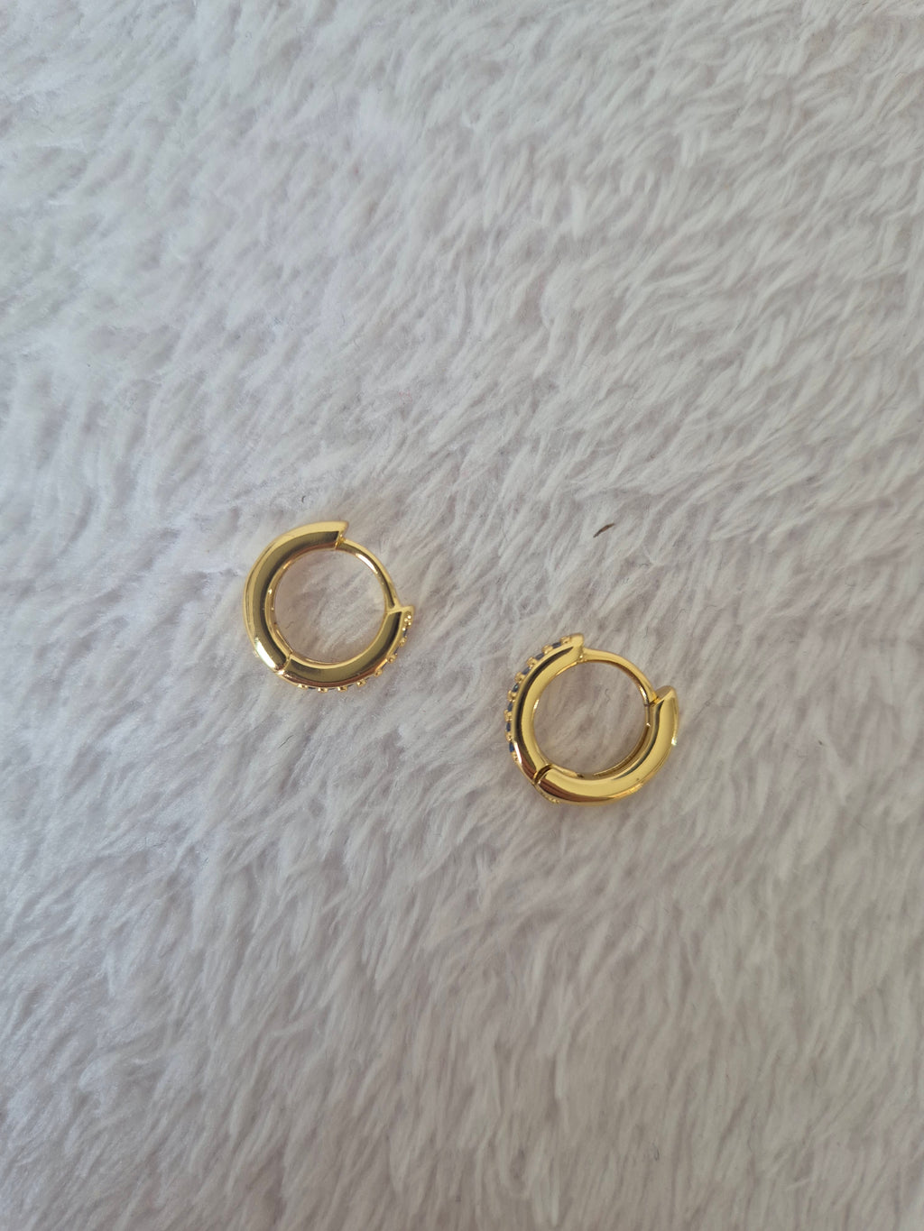 Boucles d'oreilles strass bleus