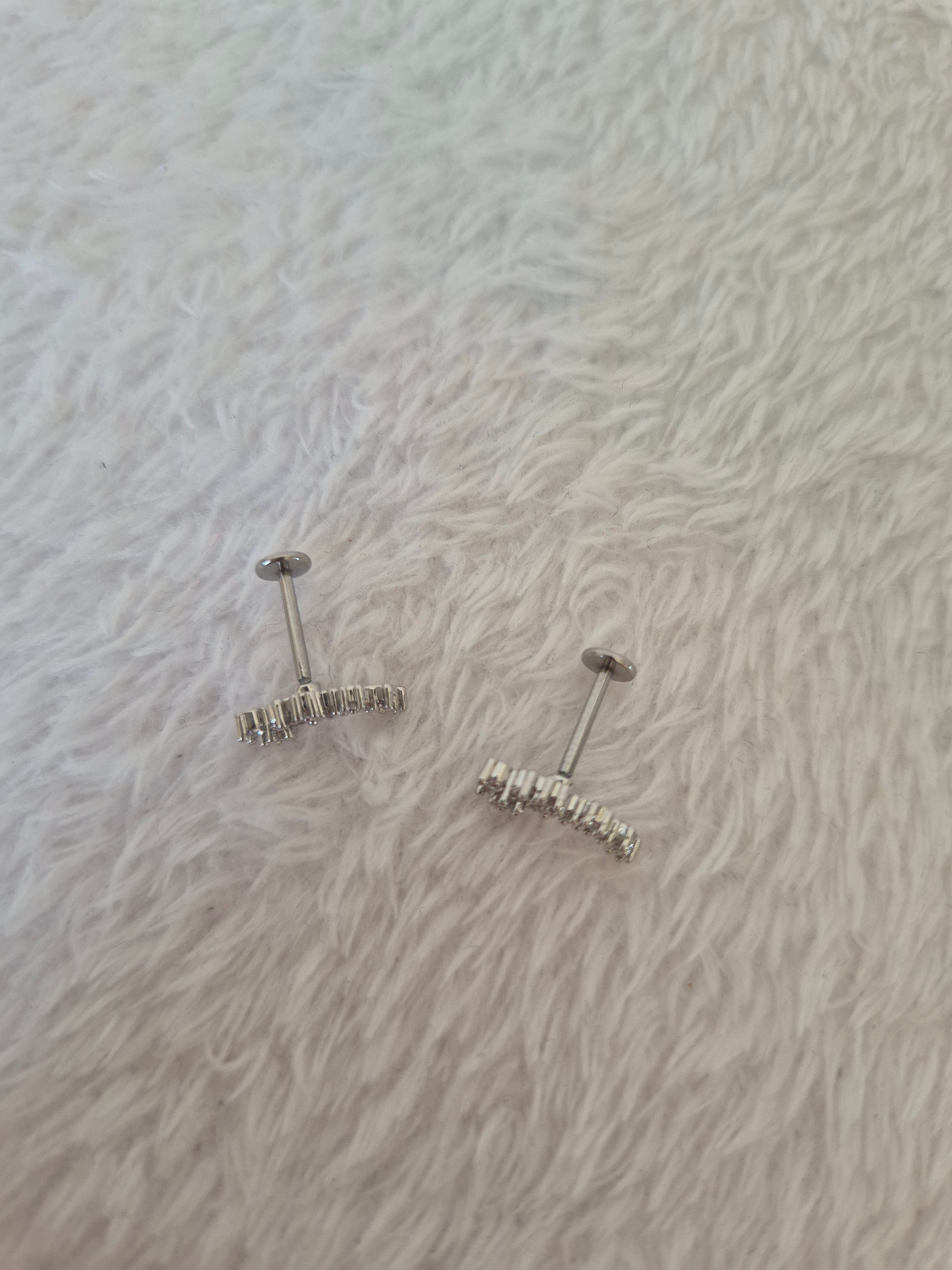 Boucles d'oreilles étoiles strass