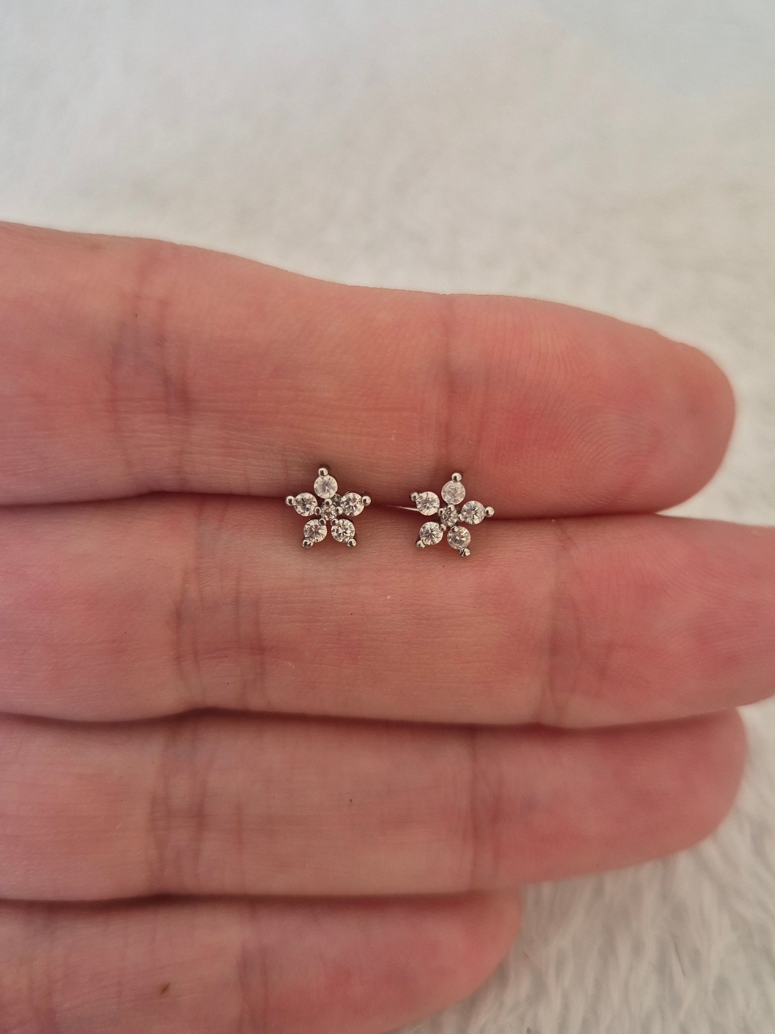 Boucles d'oreilles étoiles strass