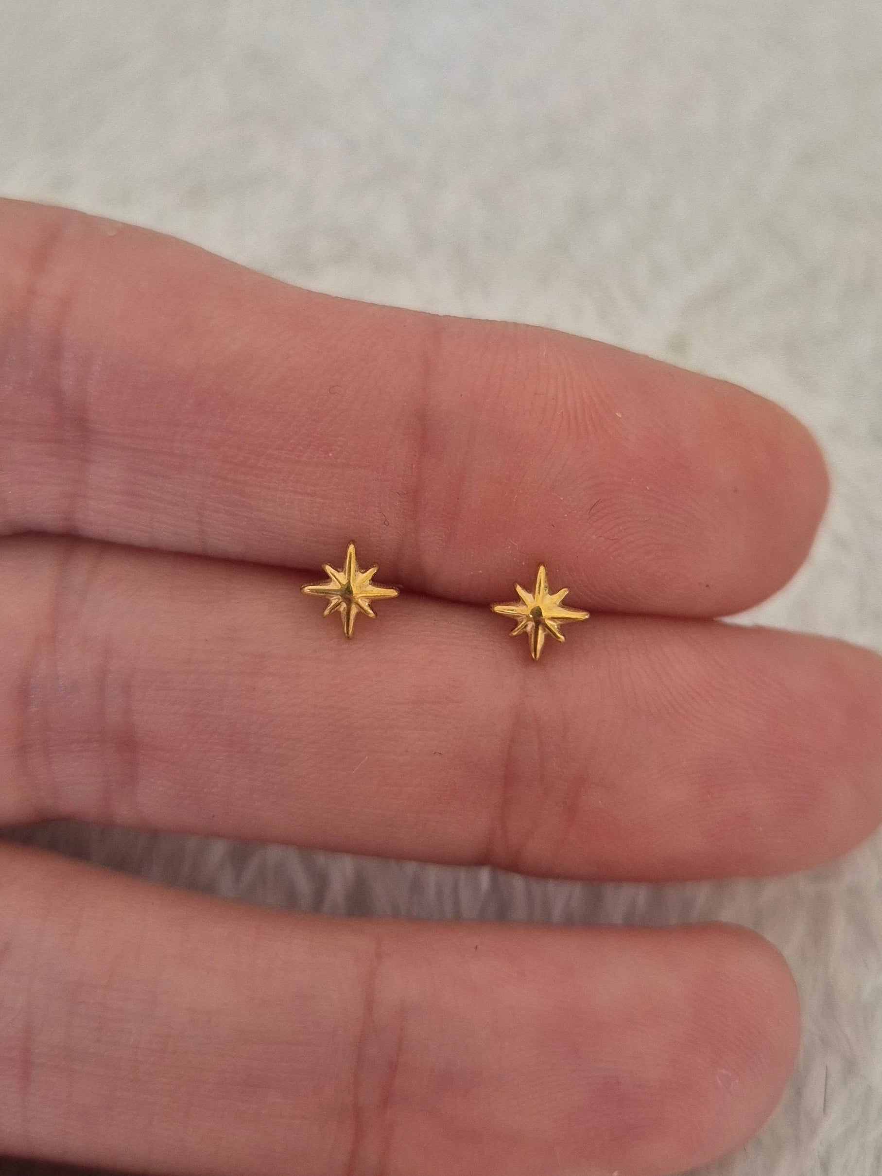 Boucles d'oreilles étoiles