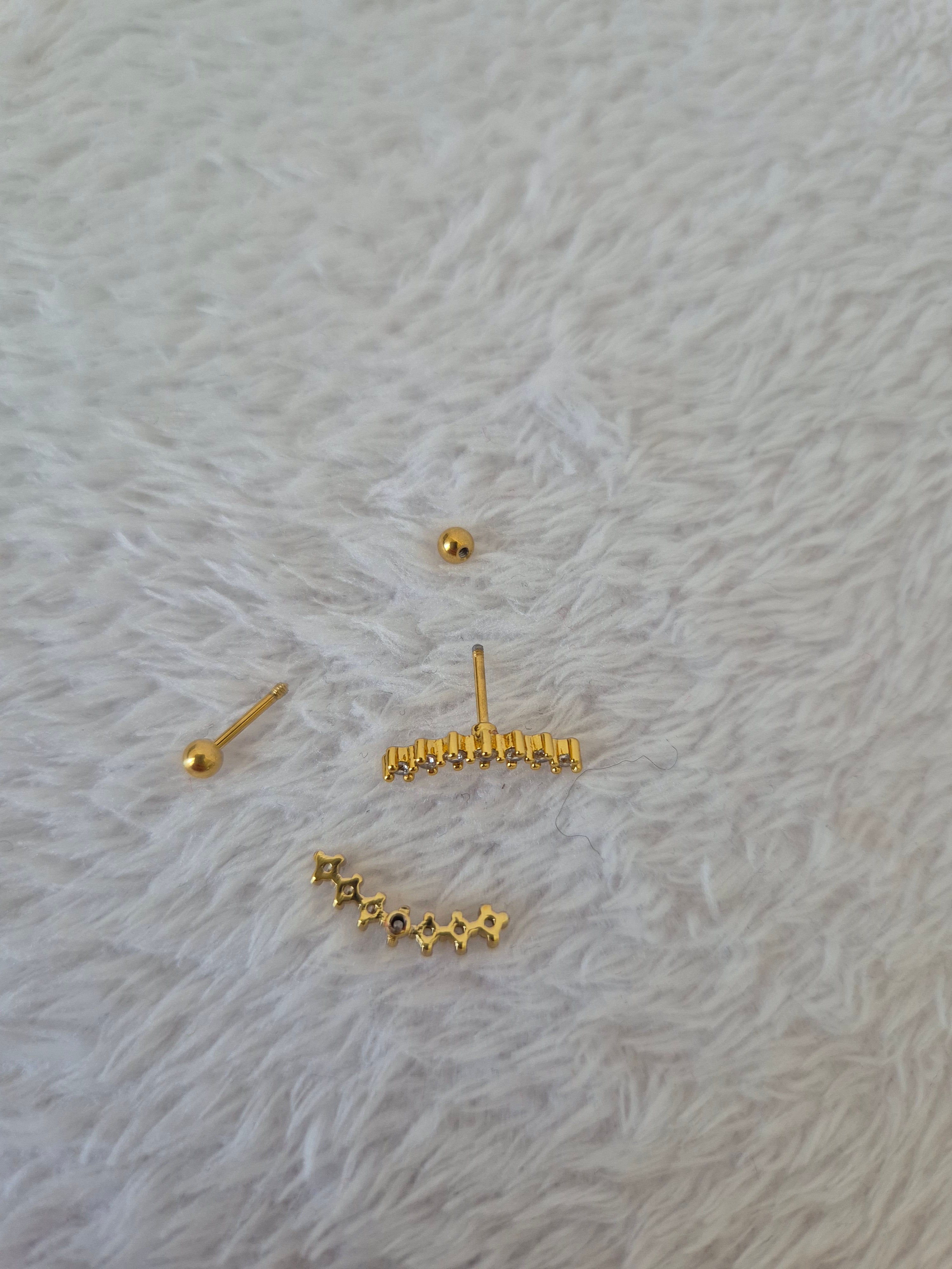 Boucles d'oreilles strass