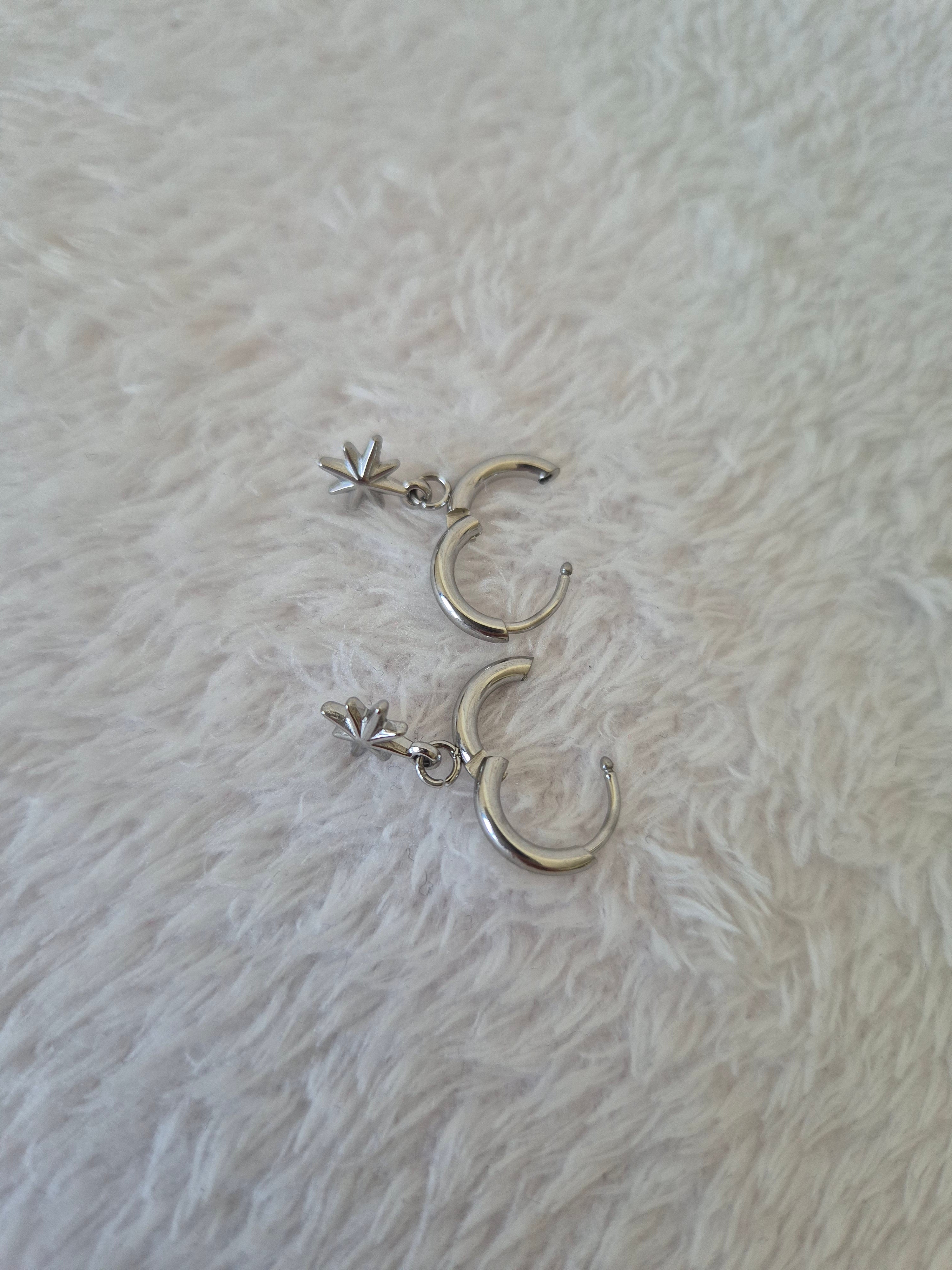 Boucles d'oreilles étoiles