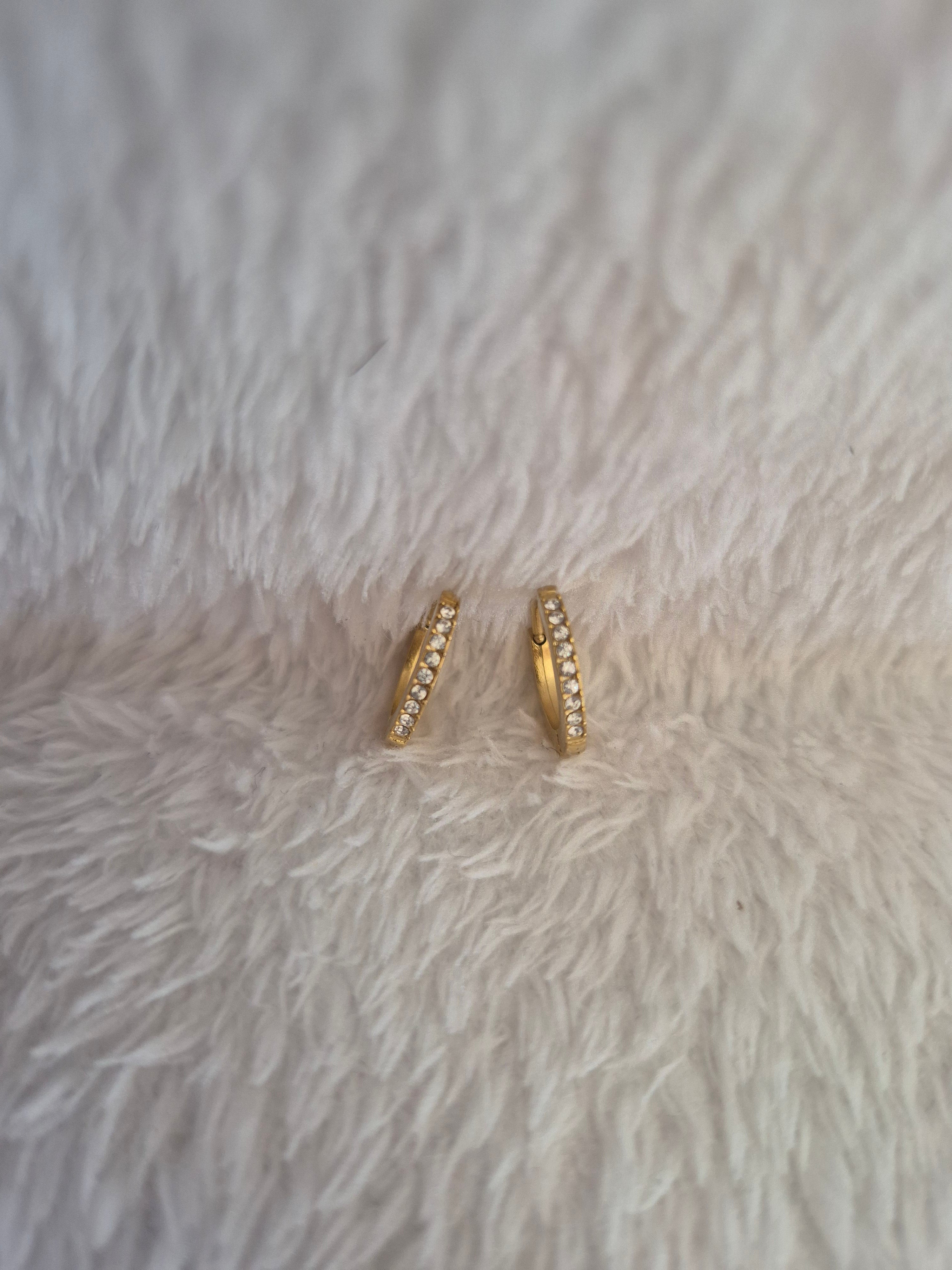 Boucles d'oreilles strass