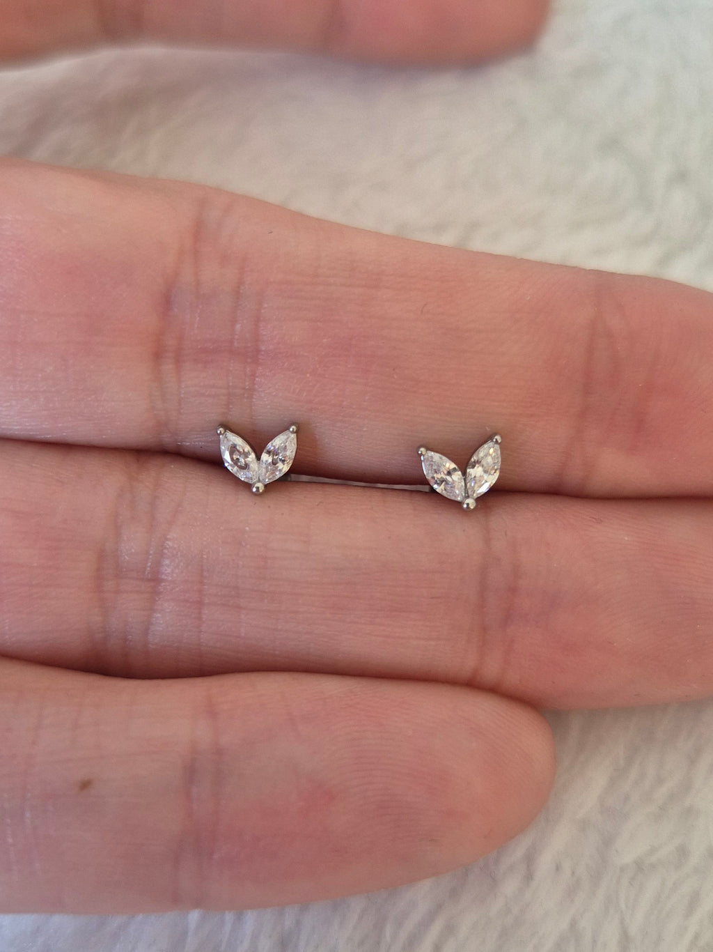 Boucles d'oreilles pétales