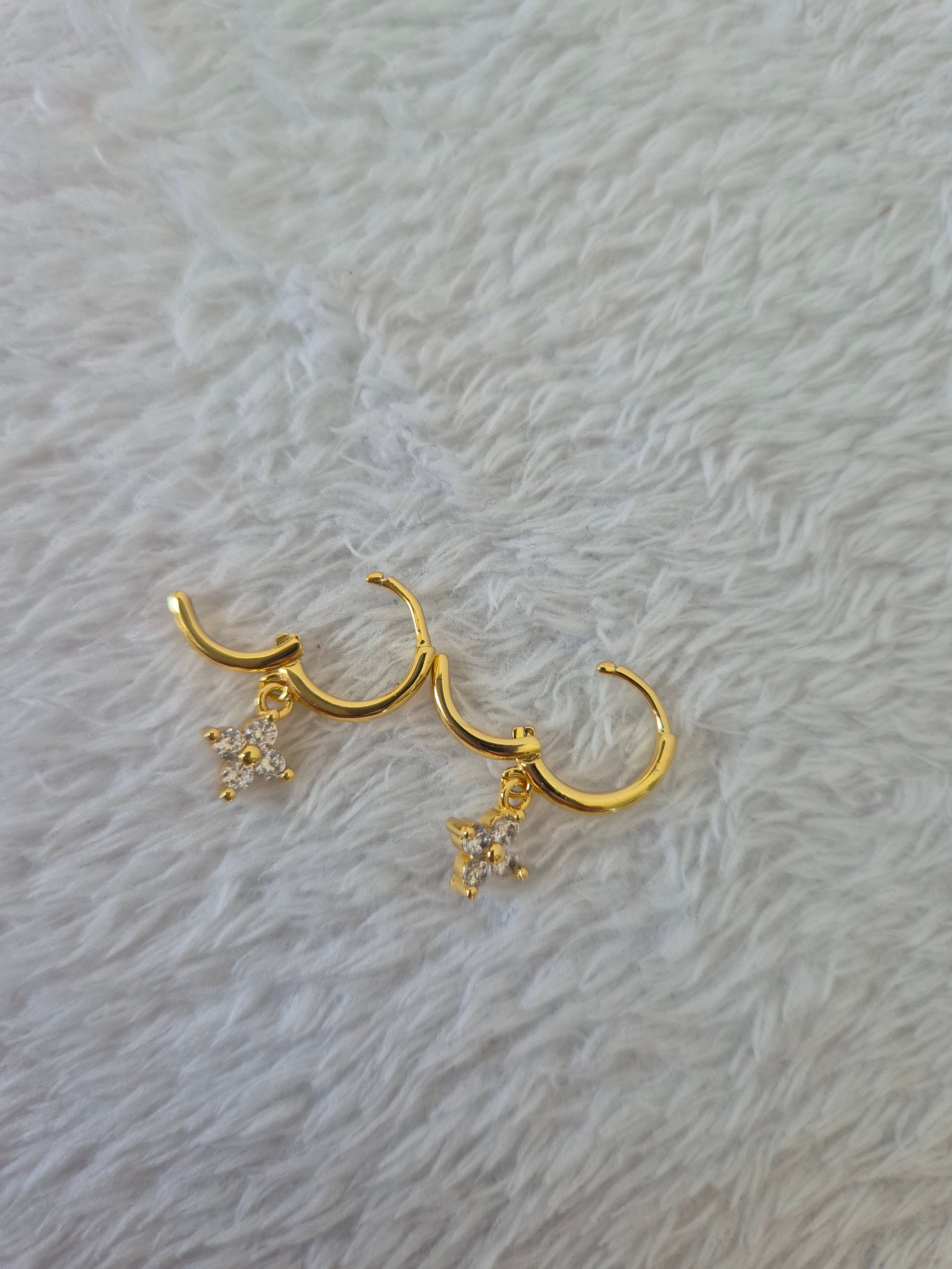 Boucles d'oreilles strass
