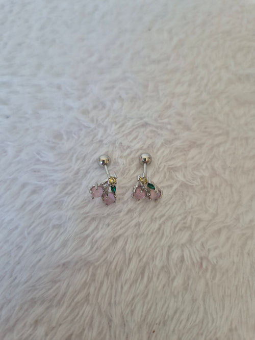 Boucles d'oreilles cerises