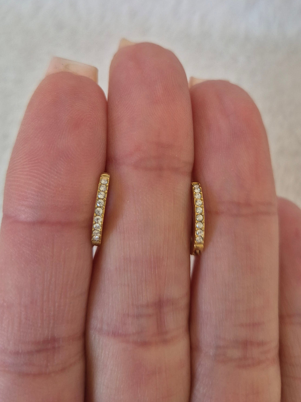 Boucles d'oreilles strass