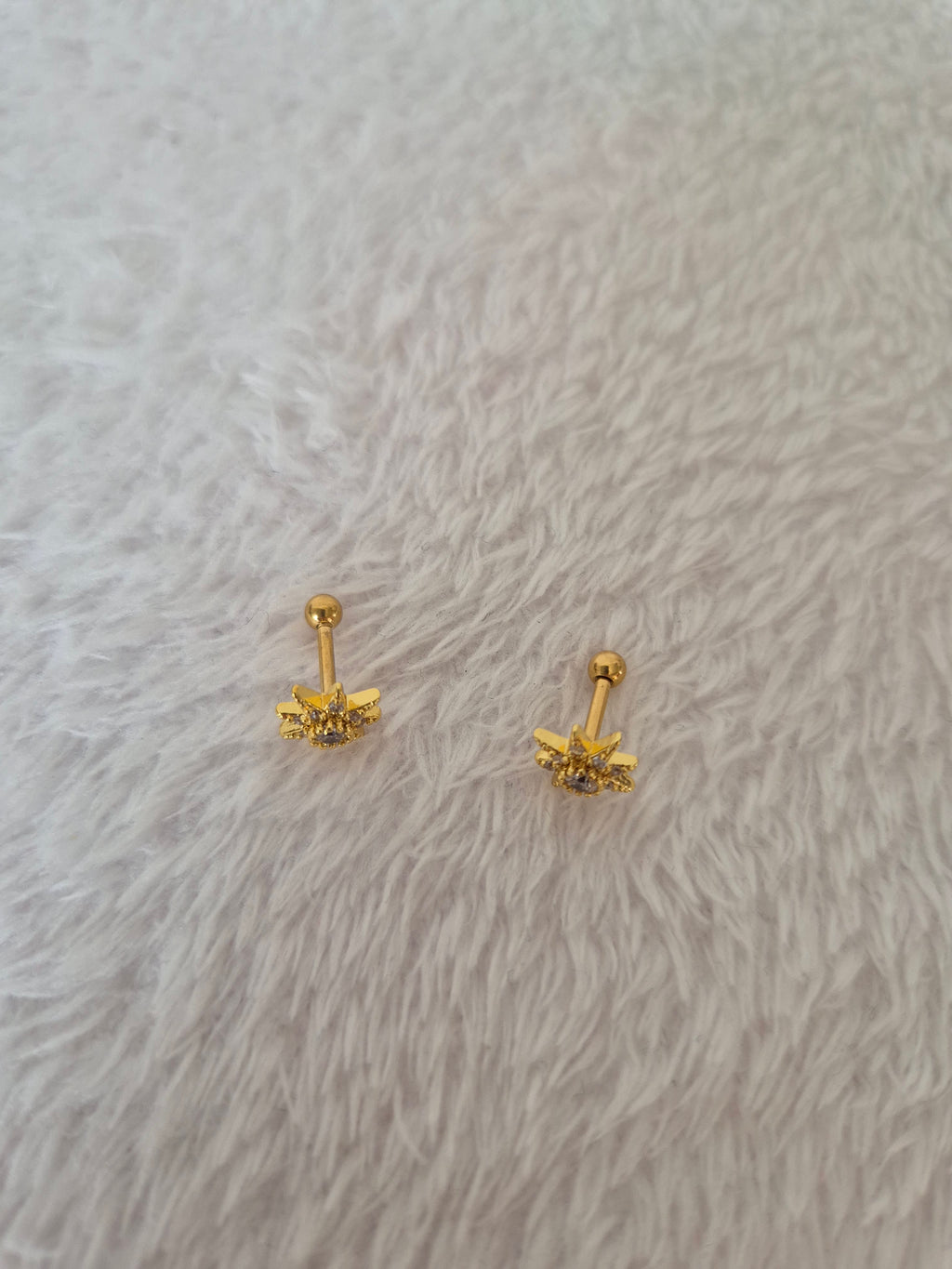 Boucles d'oreilles étoiles et strass