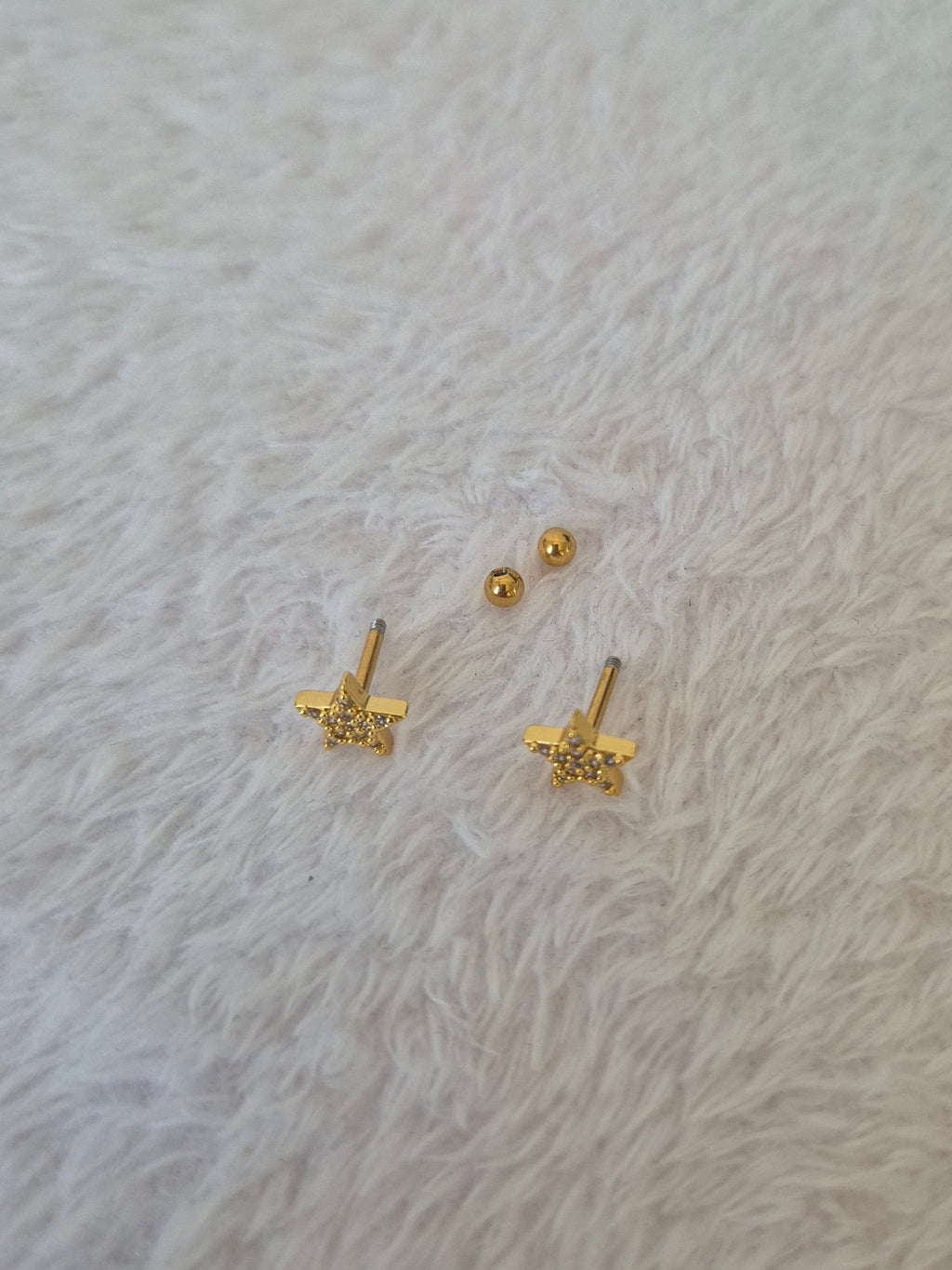 Boucles d'oreilles étoiles strass