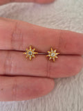 Boucles d'oreilles étoiles et strass
