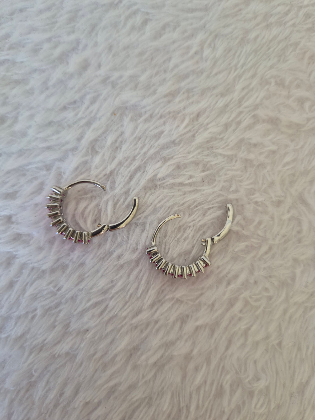 Boucles d'oreilles fuschia