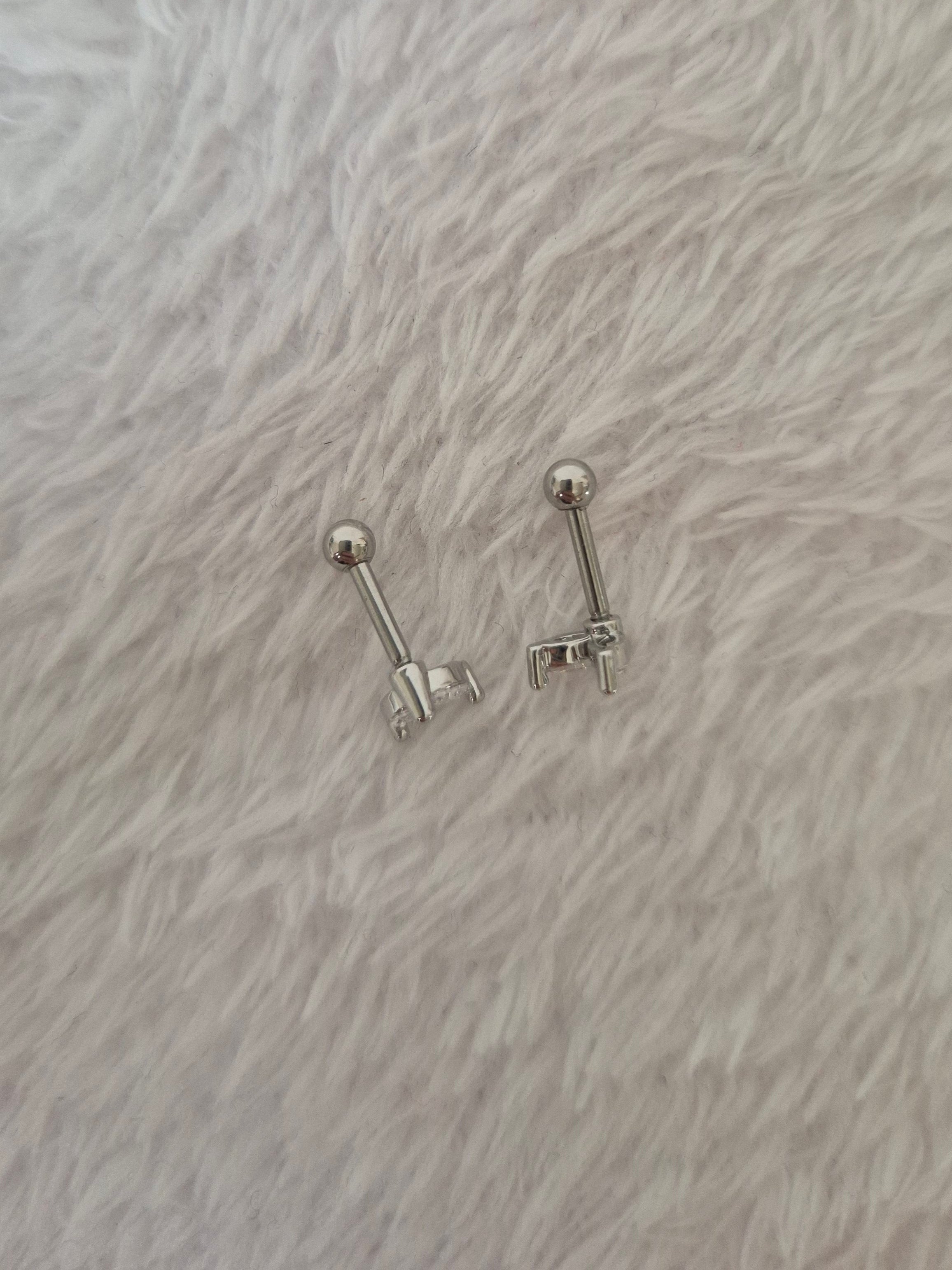 Boucles d'oreilles strass pétales