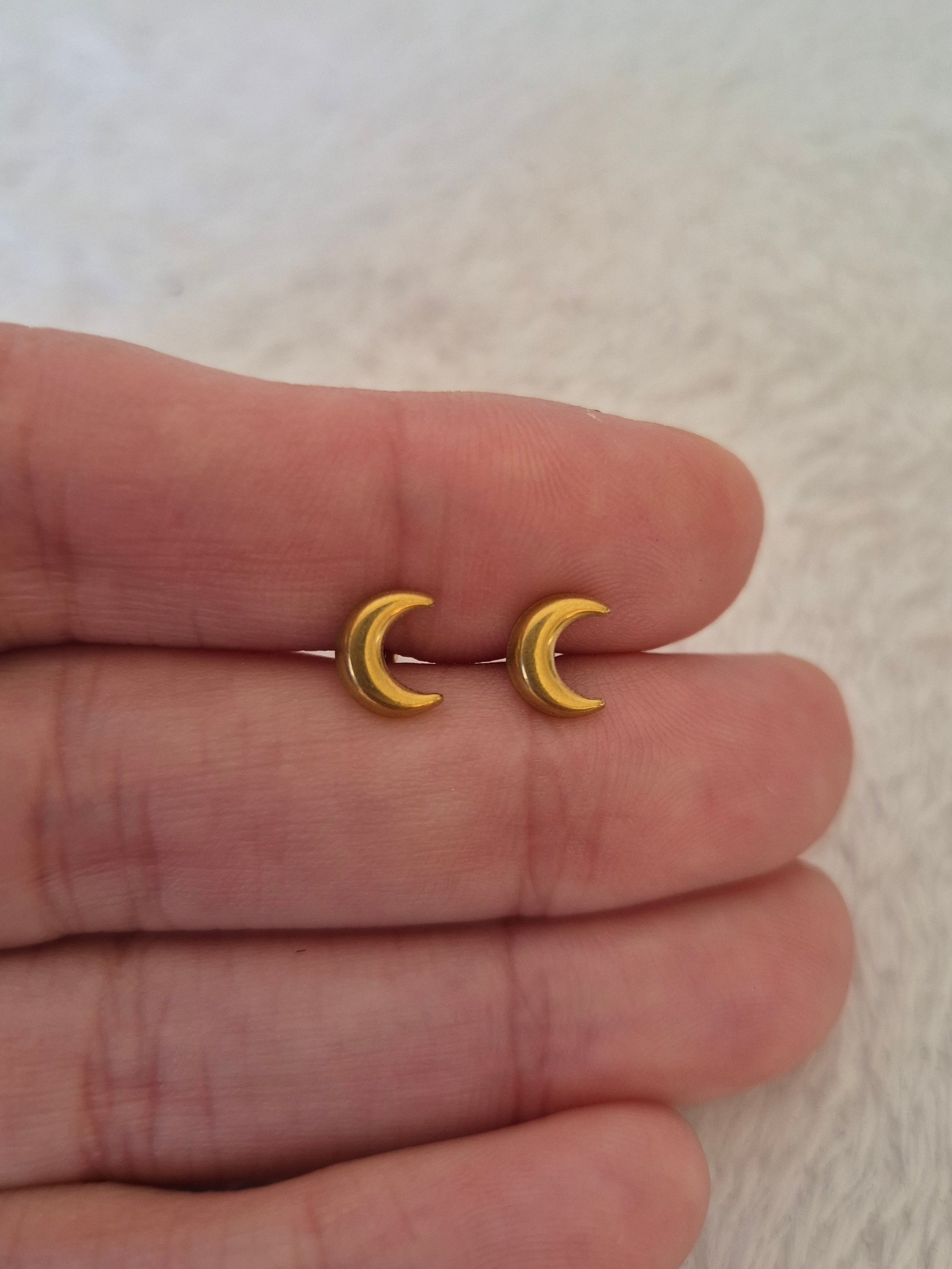 Boucles d'oreilles lunes