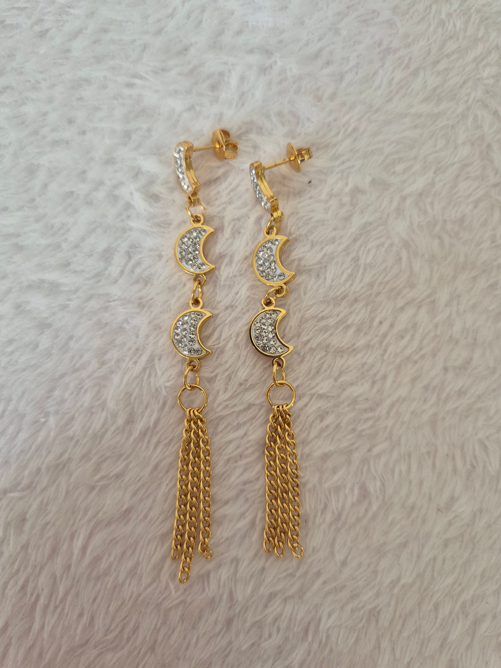 Boucles d'oreilles lunes