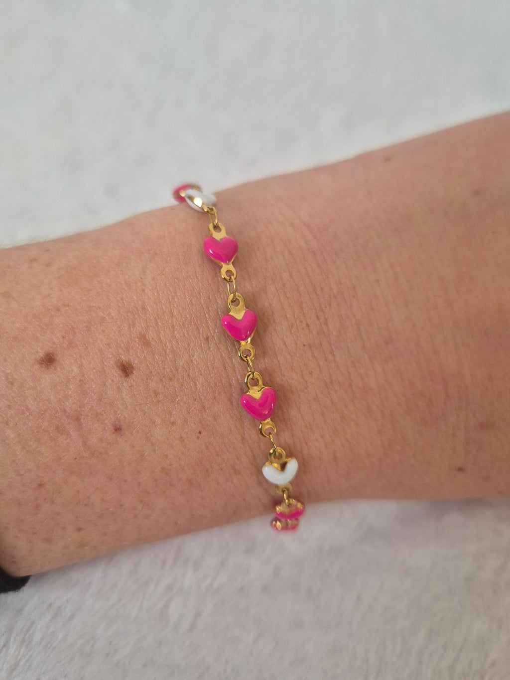 Bracelet cœurs