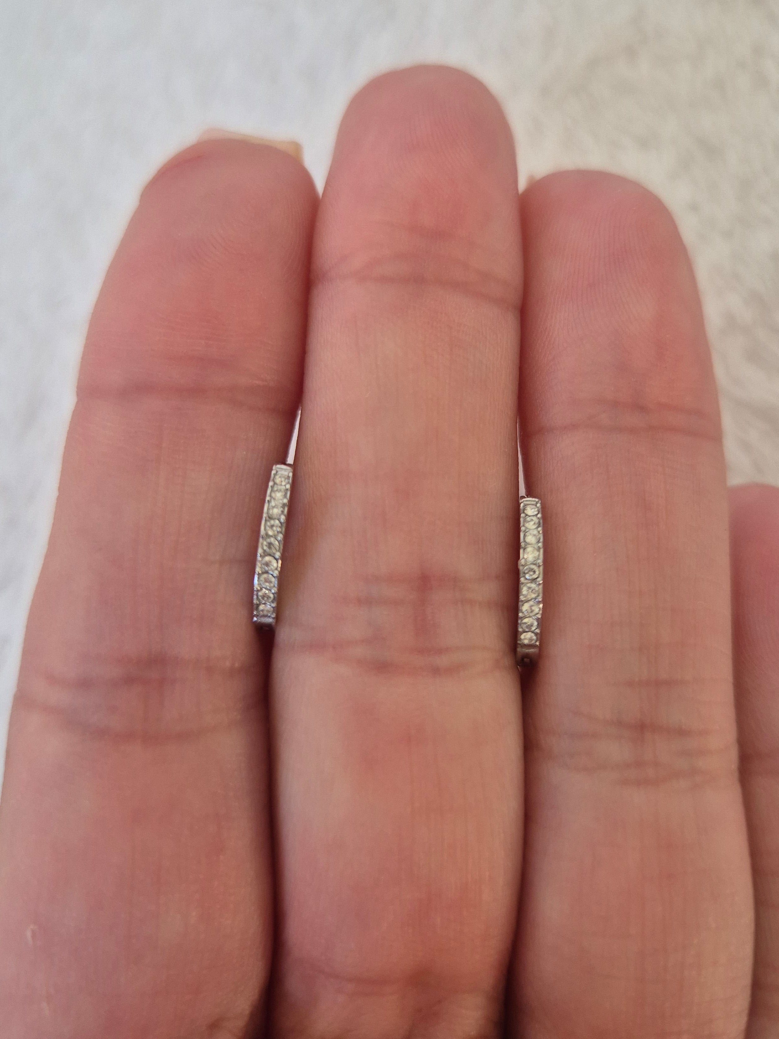 Mini créoles strass